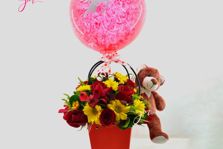 arreglos con peluche