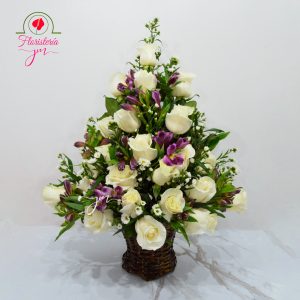 Arreglo Floral en abanico