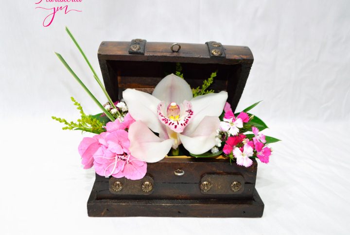 Baúl Hortensias Flores